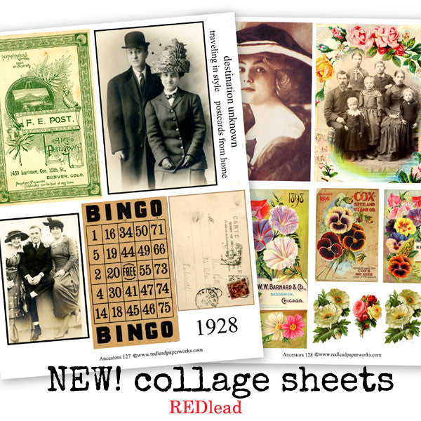 New Ancestor Collage Sheets