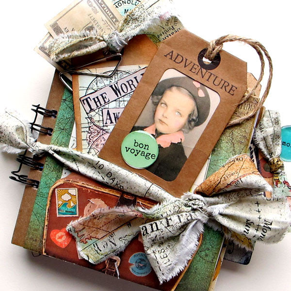 New! She Loves to Travel Junk Book Kit