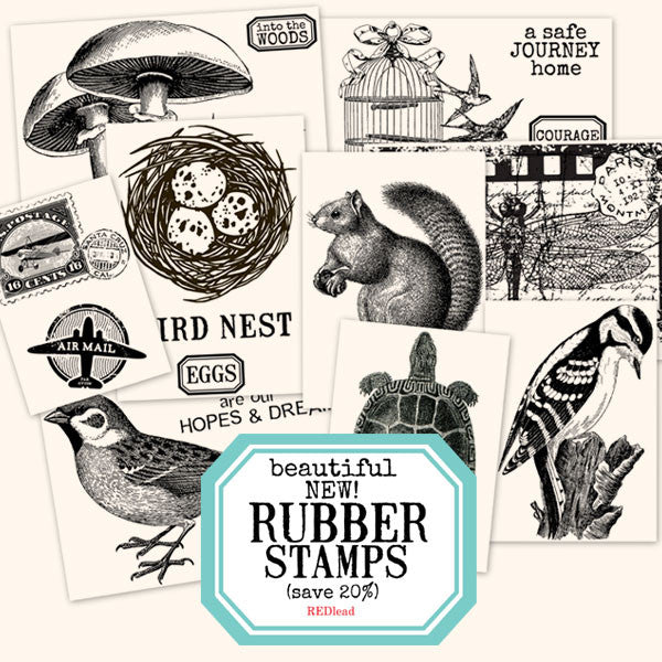 Beautiful New Rubber Stamps!