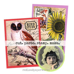 Mixed Media Collaged Artist Trading Cards