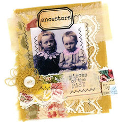 Ancestors Pieces of the Past Mixed Media Collage