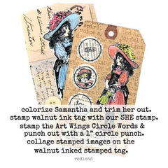 Art Tip for Cling Mount Rubber Stamp Card Making