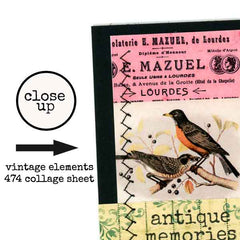 Wood Mount Mindy Girl Rubber Stamp