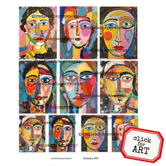Artisan Artist Collage Sheet