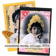 Wood Mount Thoughts Rubber Stamp