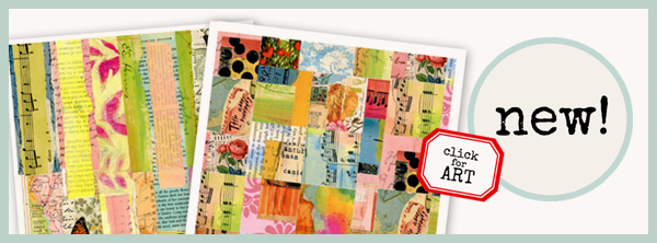 vintage elements collage sheets