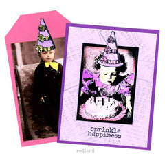 Birthday Girl Rubber Stamp SAVE 20%