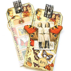 Vintage Elements 81 Butterfly Collage Sheet
