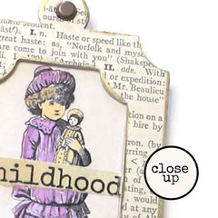 Wood Mounted Words Rubber Stamps