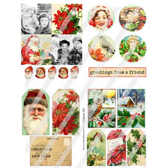 Christmas 226 Collage Sheet