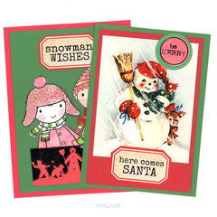 Snowman Rubber Stamp
