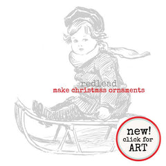 Bobby Loves Sleds Rubber Stamp