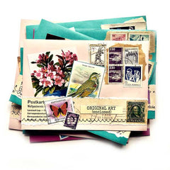Mixed Media Collage Envelopes