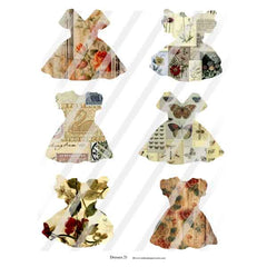 Dresses 21 Collage Sheet