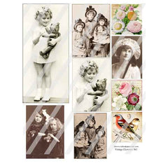 Vintage Elements 563 Collage Sheet