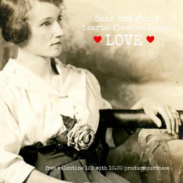 Dear Art Girls Valentine Love