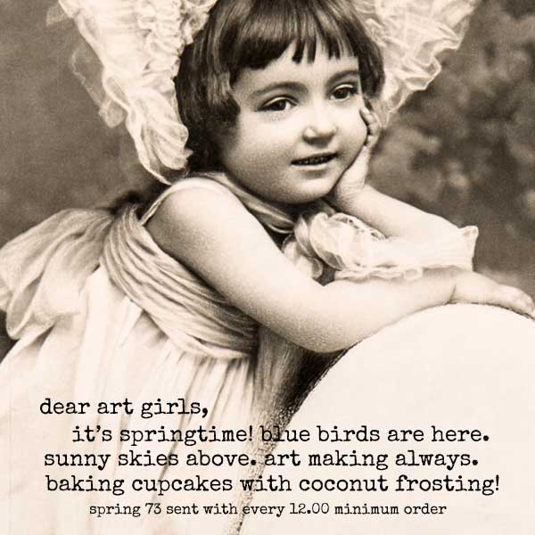 Dear Art Girls It's Springtime!