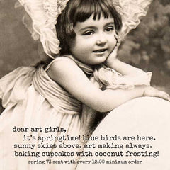 Dear Art Girls It's Springtime!