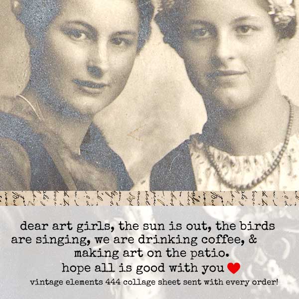 Dear Art Girls Sun Birds Art