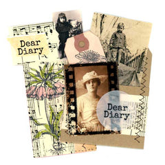 Mixed Media Collage Art with Vintage Photos