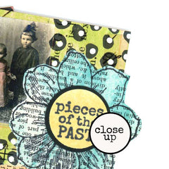 Wood Mount Altered Art Rubber Stamp