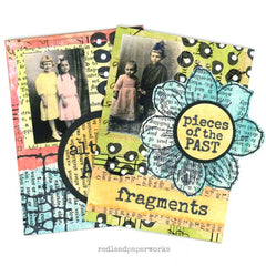 Wood Mount Altered Art Rubber Stamp
