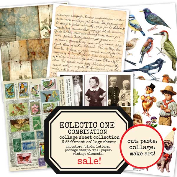 Eclectic One Combination Collage Sheet Collection Save 40%