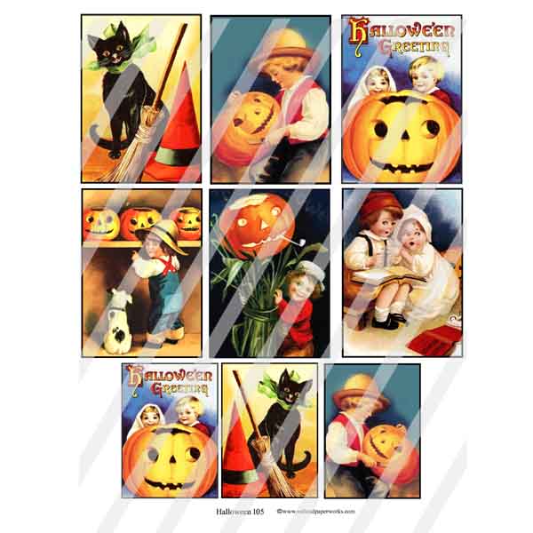 Halloween Collage Sheet 105