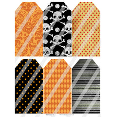 Halloween Tags Collage Sheet