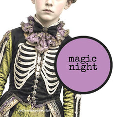 Halloween Paper Dolls Collage Sheet Magic Night. 
