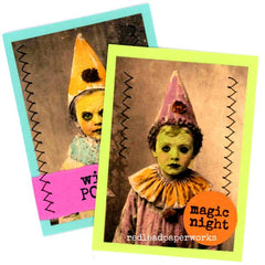 Magic Night Halloween Artist Trading Cards