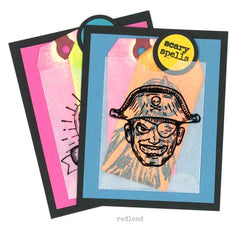 Pete the Pirate Halloween Rubber Stamp Save 20%