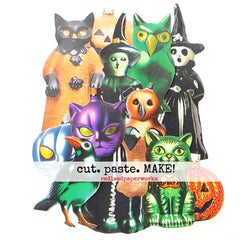 Halloween Ornaments Collectable Collage Sheet Collection SALE!