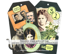 Mixed Media Halloween Art