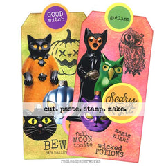Halloween Ornaments Collectable Collage Sheet Collection SALE!