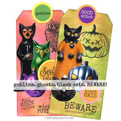 Halloween Ornaments Collectable Collage Sheet Collection SALE!