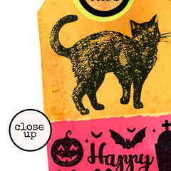 Halloween Tricks or Treats Rubber Stamp
