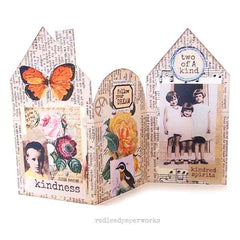 2 Die Cut Chip Board House Folders