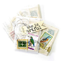 Wood Mount She Is Artful Rubber Stamp