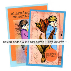 Wood Mount Tears of Joy Rubber Stamp