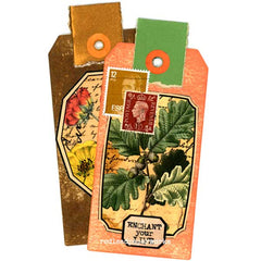 Mixed Media Hand Dyed Enchant Your Life Art Tags
