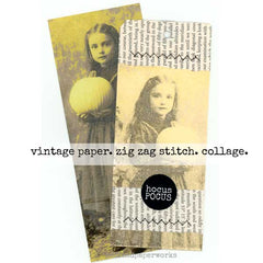 Collage of vintage-style Transfer Art with Halloween Collage Sheets