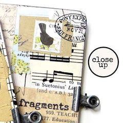 Red Lead Wood Mounted Rubber Stamps