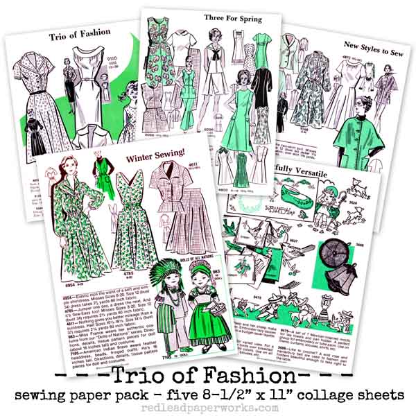 Trio of Fashion Paper Pack