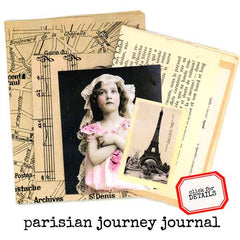 Parisian Journey Junk Journal Art Kit