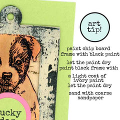 Duke the Dog Rubber Stamp