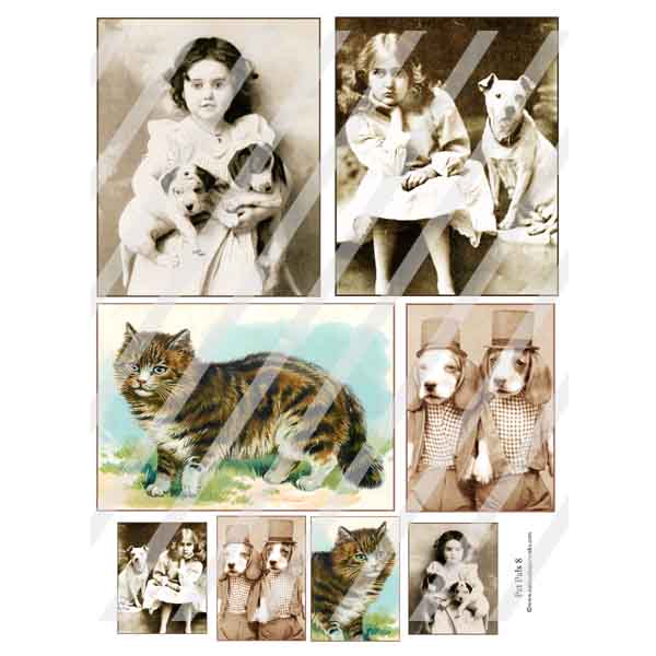 Pet Pals 8 Collage Sheet