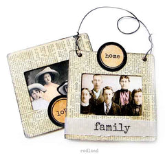 6 Chipboard Photo Slide Mount Collection
