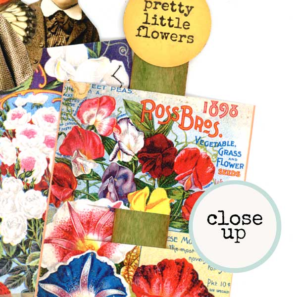 vintage garden seeds Vintage Garden Seed Packs Collage Sheet Collection