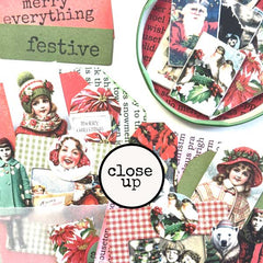 Collage of vintage Christmas cards 
